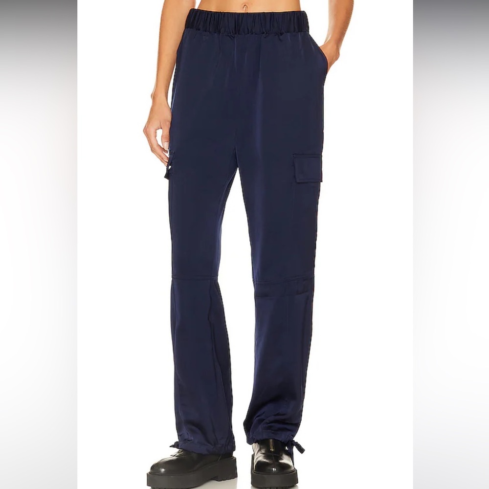 NWT Revolve Lovers and Friends Rachel Dyland Cargo Pant in Navy Blue XS